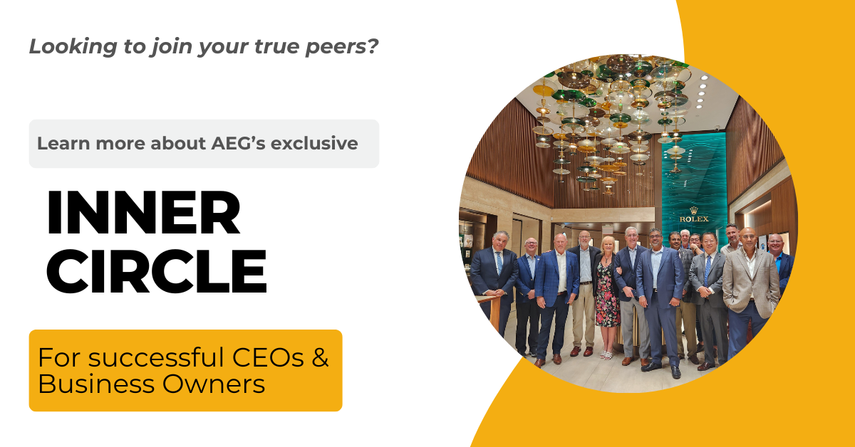 Learn more about AEG's Inner Circle, an exclusive community for successful CEOs